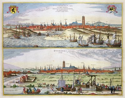 The City of Dunkirk during the Spanish occupation, published in Amsterdam by Joan Blaeu